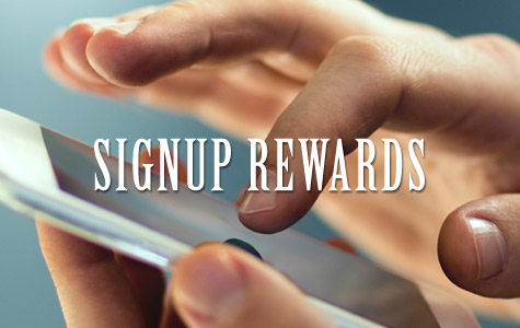 Signup rewards